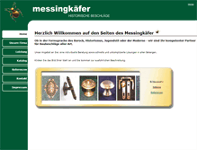Tablet Screenshot of messingkaefer.computronics.de